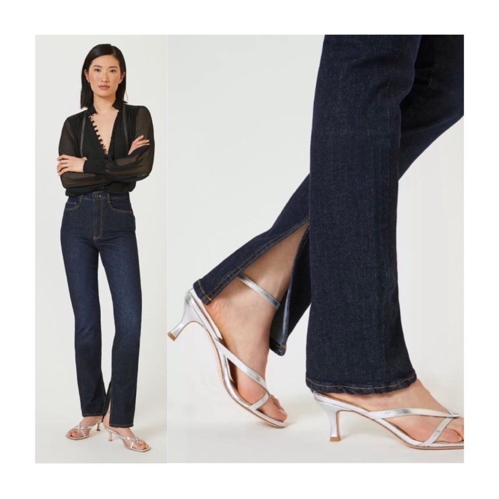 Anthropologie Pilcro The Split Straight Jeans